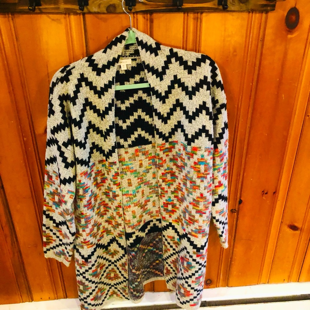 Collared cardigan
